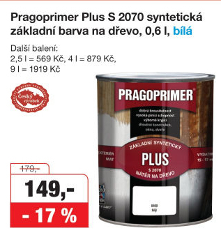 Barva na dřevo Plus Pragoprimer