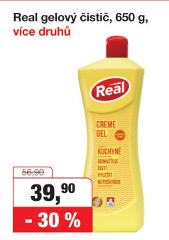 Čistič Creme Gel Real