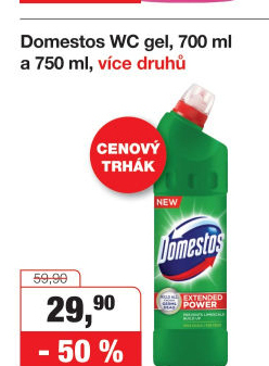 Čistič WC gelový Domestos