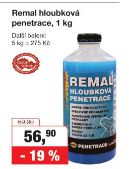 Hloubková penetrace Remal