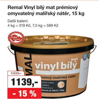 Interiérová barva Vinyl Remal