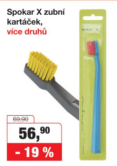 Kartáček na zuby X Spokar