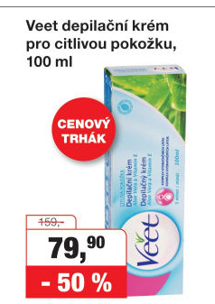 Krém depilační Veet