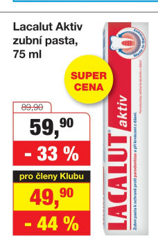 Pasta na zuby Aktiv Lacalut