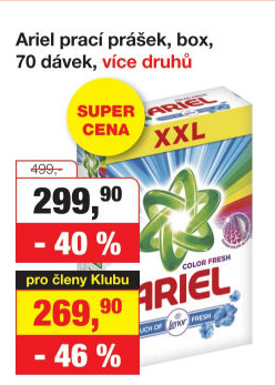 Prací prášek Ariel