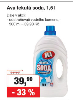 Soda tekutá Ava