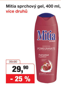 Sprchový gel Mitia