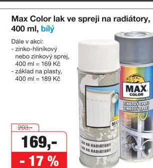 Sprej na radiátory Color Max