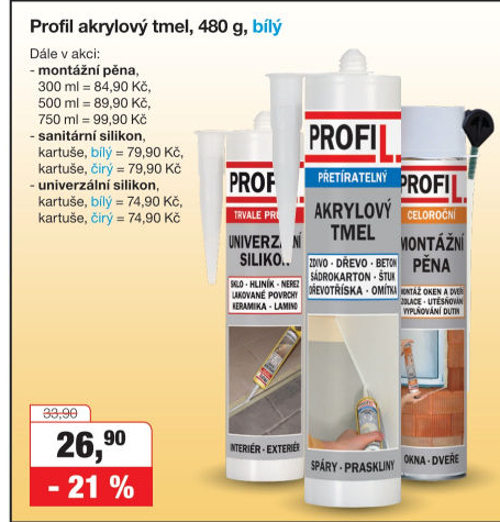 Univerzální silikon Profil