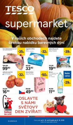 akční leták Tesco 2.10.2019-8.10.2019