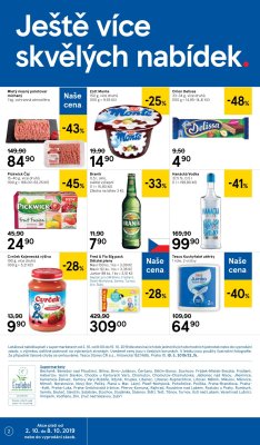 akční leták Tesco 2.10.2019-8.10.2019