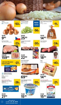 akční leták Tesco 2.10.2019-8.10.2019