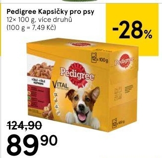 Kapsičky pro psy Pedigree