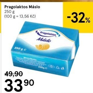 Máslo Mlékárna Pragolaktos