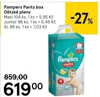 Pleny dětské Pampers Pants