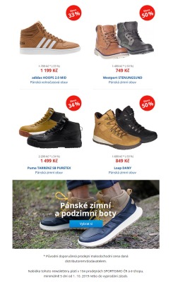 akční leták Sportisimo 1.10.2019-6.10.2019