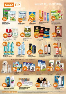 akční leták COOP 2.10.2019-15.10.2019