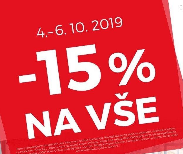 -15% na vše