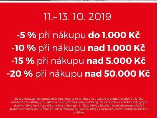 5%, 10%, 15%, 20% při nákupu…