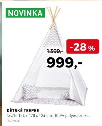 Dětské Teepee