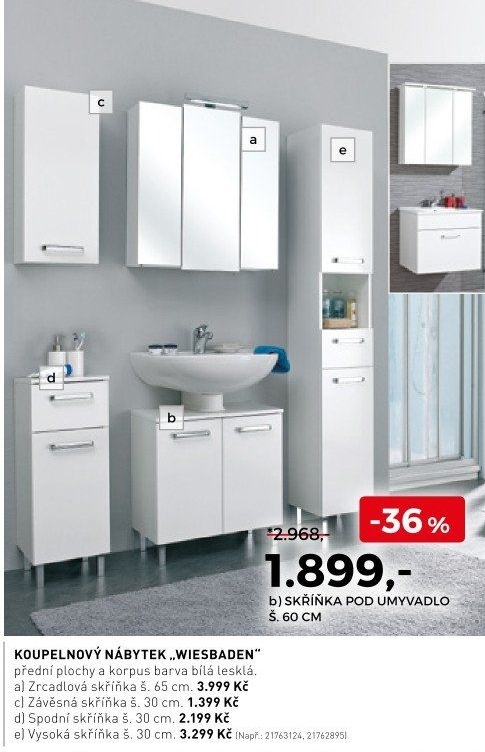 Koupelnový nábytek Wiesbaden