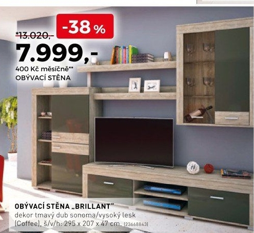 Obývací stěna Brillant
