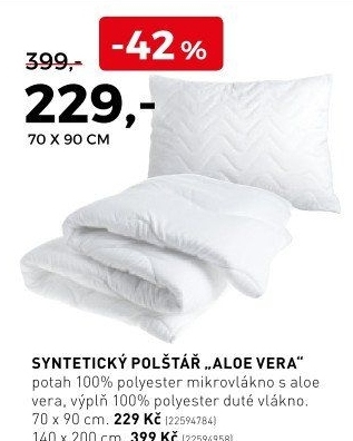 Polštář Aloe Vera