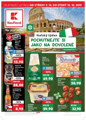 akční leták Kaufland 9.10.2019-15.10.2019