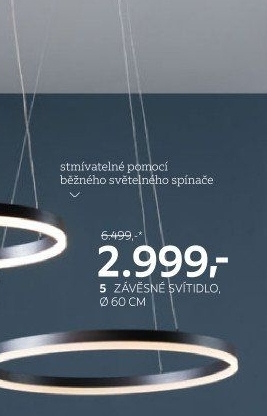 LED ZÁVĚSNÉ SVÍTIDLO