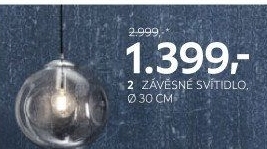 SVÍTIDLO ZÁVĚSNÉ