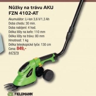 Aku nůžky FZN 4102 AT Fieldmann
