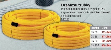 Drenážní trubka