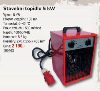 Elektrické topidlo Ma-tech