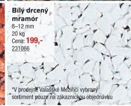 Mramor drcený