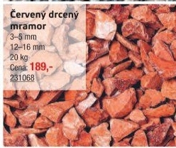 Mramor drcený