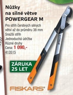 Nůžky na silné větve PowerGear Fiskars