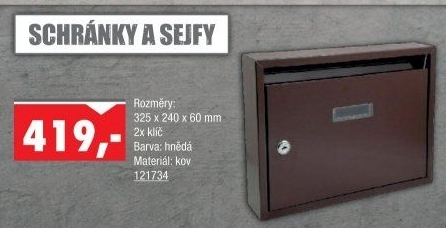 Poštovní schránka Uni Hobby