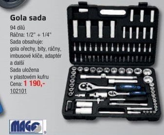 Sada nářadí Gola Magg