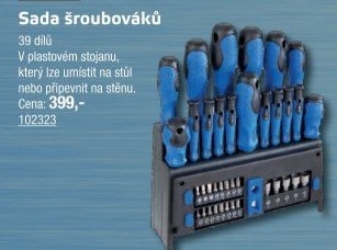 Sada šroubováků a bitů Magg