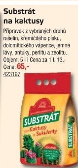 Substrát na kaktusy Profík Forestina