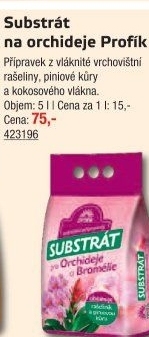 Substrát pro orchideje a bromelie Profík