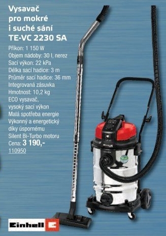 Vysavač na mokré i suché vysávání Einhell Classic TE-VC 2230