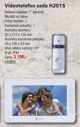 Zvonek - videotelefon Emos H2015