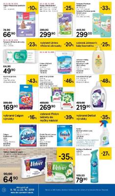 akční leták Tesco 9.10.2019-15.10.2019