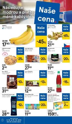 akční leták Tesco 9.10.2019-15.10.2019