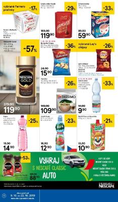 akční leták Tesco 9.10.2019-15.10.2019