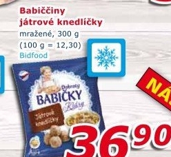 Knedlíčky játrové mražené Dobroty Babičky Kláry