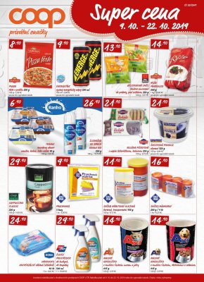 akční leták COOP 9.10.2019-15.10.2019