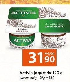 Bílý jogurt Activia Danone