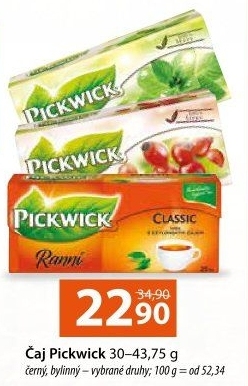 Čaj černý Pickwick
